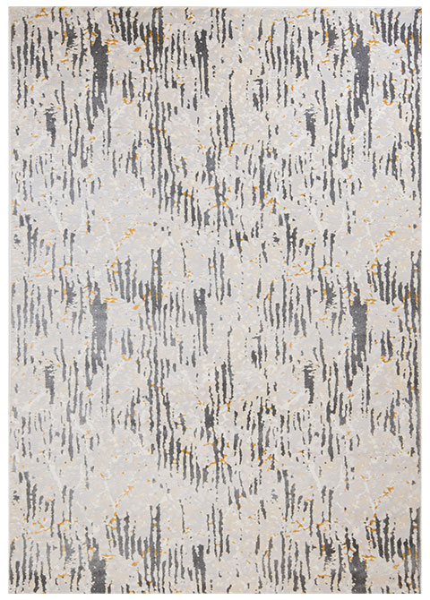 Tapete Moderno Neutro con Diseño Abstracto en Gris Oscuro