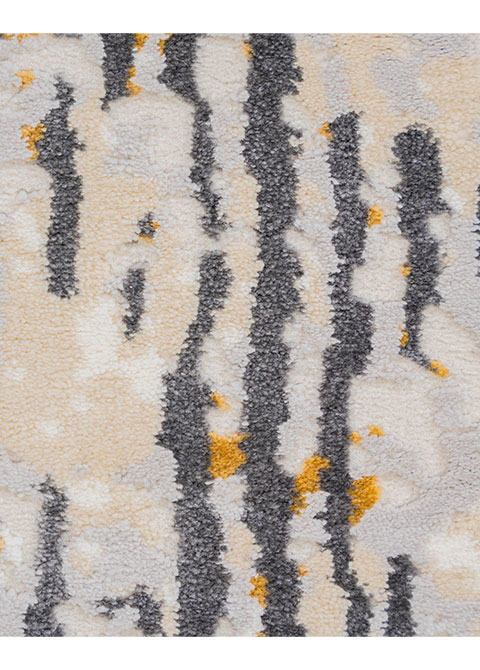 Tapete Moderno Neutro con Diseño Abstracto en Gris Oscuro