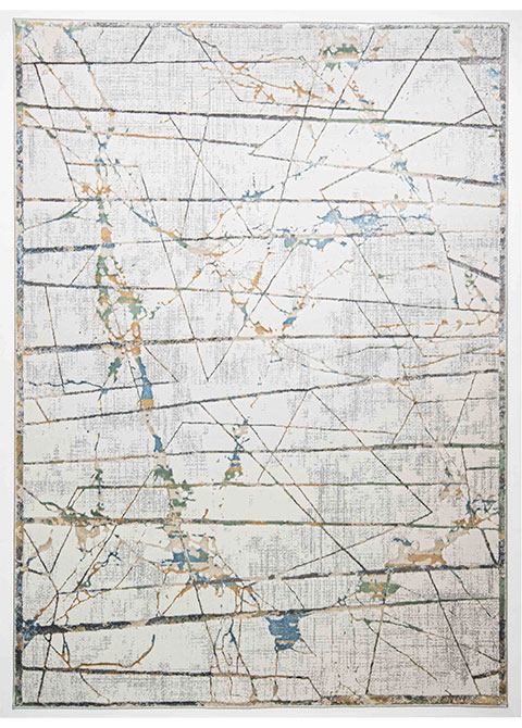 Tapete Moderno Neutro con Diseño Abstracto en Gris Oscuro