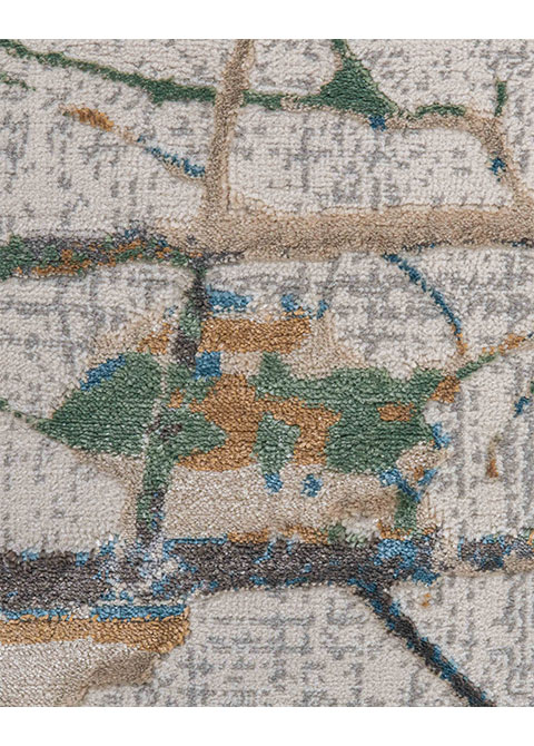 Tapete Moderno Neutro con Diseño Abstracto en Gris Oscuro