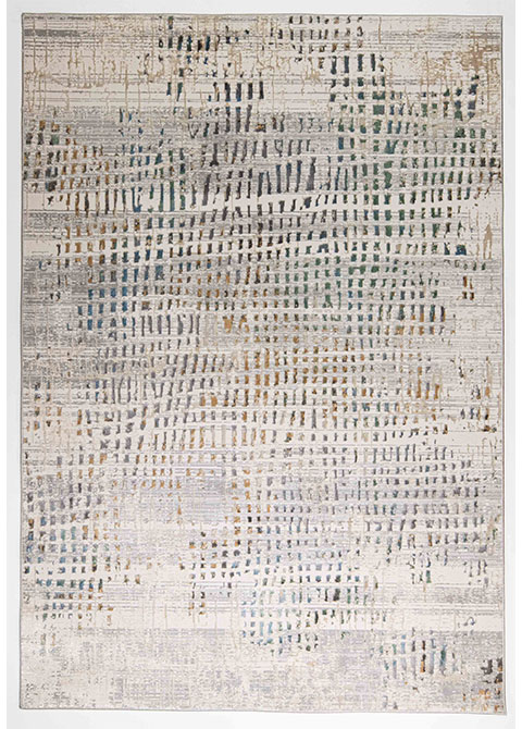 Tapete Moderno Neutro con Diseño Abstracto en Gris Oscuro y Azul